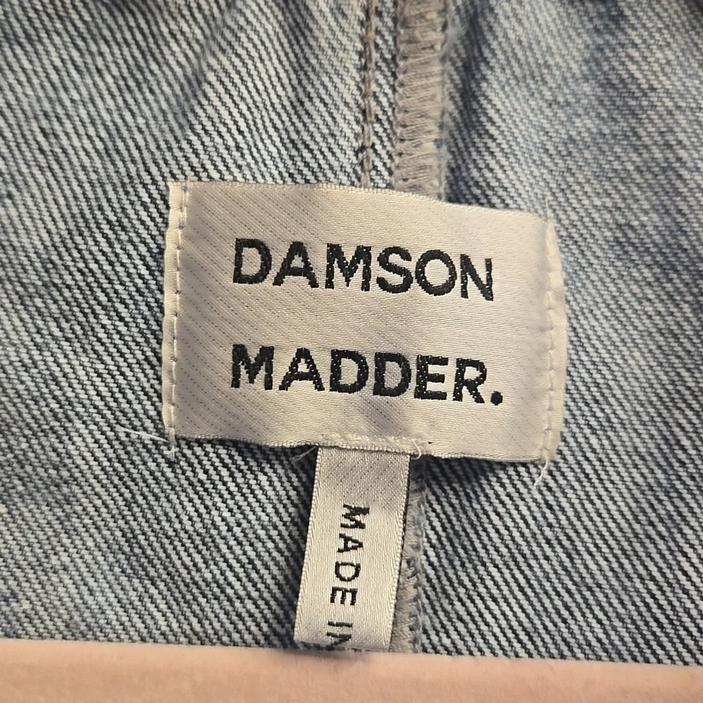 Damson Madder Goldie Denim Swing Mini Dress EU Size 6/ US 2 - Picture 6 of 10